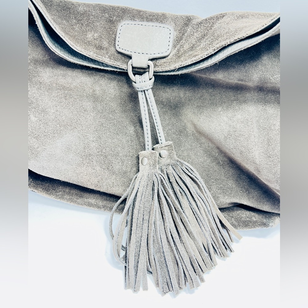 $15 WITH ANY REGULAR PRICE PURCHASE: FRYE Melissa Suede Hobo Bag - Picture 2 of 15
